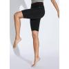 imageJockey Womens Activewear High Rise Cotton Stretch 10quot Bike ShortBlack