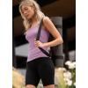 imageJockey Womens Activewear High Rise Cotton Stretch 10quot Bike ShortBlack