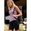 imageJockey Womens Activewear High Rise Cotton Stretch 10quot Bike ShortBlack