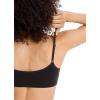 imageJockey Womens Bra Seamfree Modern Micro Stretch Cami Strap BraletteBlack