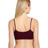 imageJockey Womens Bra Seamfree Modern Micro Stretch Cami Strap BraletteBurgundy Blush