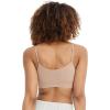 imageJockey Womens Bra Seamfree Modern Micro Stretch Cami Strap BraletteLight