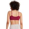 imageJockey Womens Bra Seamfree Modern Micro Stretch Cami Strap BraletteRed Pear