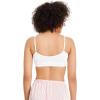 imageJockey Womens Bra Seamfree Modern Micro Stretch Cami Strap BraletteWhite