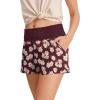 imageJockey Womens Loungewear Soft Touch Luxe Foldover ShortPerennial Floral