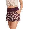 imageJockey Womens Loungewear Soft Touch Luxe Foldover ShortPerennial Floral