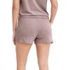 imageJockey Womens Loungewear Soft Touch Luxe Foldover ShortTwilight Sands