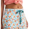 imageJockey Womens Organic Cotton Stretch CapriPretty Teal Peaches