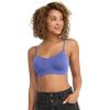 imageJockey Womens Bra Seamfree Modern Micro Stretch Cami Strap BraletteFuture Dusk