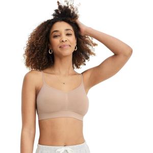 imageJockey Womens Bra Seamfree Modern Micro Stretch Cami Strap BraletteLight