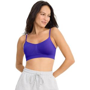 imageJockey Womens Bra Seamfree Modern Micro Stretch Cami Strap BraletteValiant Blue