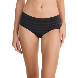 imageJockey Womens Underwear Seamfree HipsterBlack Stripe
