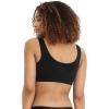 imageJockey Womens Bra Seamfree Back Smoothing BraletteBlack