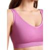 imageJockey Womens Bra Seamfree Back Smoothing BraletteLavender Scent