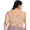 imageJockey Womens Bra Seamfree Back Smoothing BraletteLight