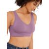 imageJockey Womens Bra Seamfree Back Smoothing BraletteSilver Plum