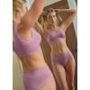 imageJockey Womens Bra Seamfree Back Smoothing BraletteSilver Plum