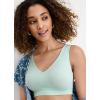 imageJockey Womens Bra Seamfree Back Smoothing BraletteSubtle Mint