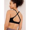 imageJockey Womens Bra Seamfree High Impact Sports BraBlack