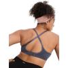 imageJockey Womens Bra Seamfree High Impact Sports BraIron Grey