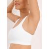 imageJockey Womens Bra Seamfree High Impact Sports BraWhite