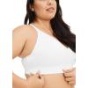 imageJockey Womens Bra Seamfree Light Lift BraletteWhite