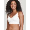 imageJockey Womens Bra Seamfree Light Lift BraletteWhite