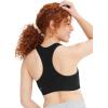 imageJockey Womens Bra Seamfree Mid Impact Sports BraBlack Night