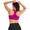 imageJockey Womens Bra Seamfree Mid Impact Sports BraFab Fuchsia