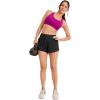 imageJockey Womens Bra Seamfree Mid Impact Sports BraFab Fuchsia