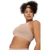 imageJockey Womens Bra Seamfree Mid Impact Sports BraLight Beige