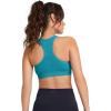 imageJockey Womens Bra Seamfree Mid Impact Sports BraTeal Slate