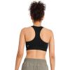 imageJockey Womens Bra Seamfree Mid Impact Zip Front Sports BraBlack Night