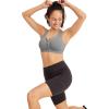 imageJockey Womens Bra Seamfree Mid Impact Zip Front Sports BraBoulder