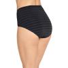 imageJockey Womens Matte ampamp Shine Seamfree Full Rise BriefBlack