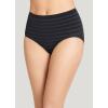 imageJockey Womens Matte ampamp Shine Seamfree Full Rise BriefBlack