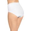 imageJockey Womens Matte ampamp Shine Seamfree Full Rise BriefWhite