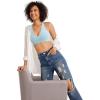 imageJockey Womens Seamfree Light Support BraletteBleached