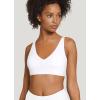 imageJockey Womens Seamfree Light Support BraletteWhite