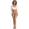 imageJockey Womens Underwear Seamfree BriefAlmond Jacquard