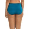 imageJockey Womens Underwear Seamfree BriefReally Teal Stripe