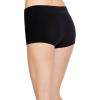 imageJockey Womens Underwear Seamfree Comfort Waist BoyshortBlack