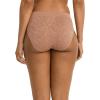 imageJockey Womens Underwear Seamfree HiCutAlmond Jacquard
