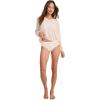 imageJockey Womens Underwear Seamfree HiCutPeach Ice Stripe