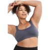 imageJockey Womens Bra Seamfree High Impact Sports BraIron Grey