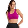 imageJockey Womens Bra Seamfree Mid Impact Sports BraFab Fuchsia
