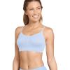 imageJockey Womens Bra Seamfree Modern Micro Stretch Cami Strap BraletteLake Sky