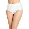 imageJockey Womens Matte ampamp Shine Seamfree Full Rise BriefWhite