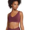 imageJockey Womens Seamfree Light Support BraletteDusty Mauve