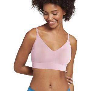 imageJockey Womens Bra Seamfree Light Lift BraletteSmokey Purple